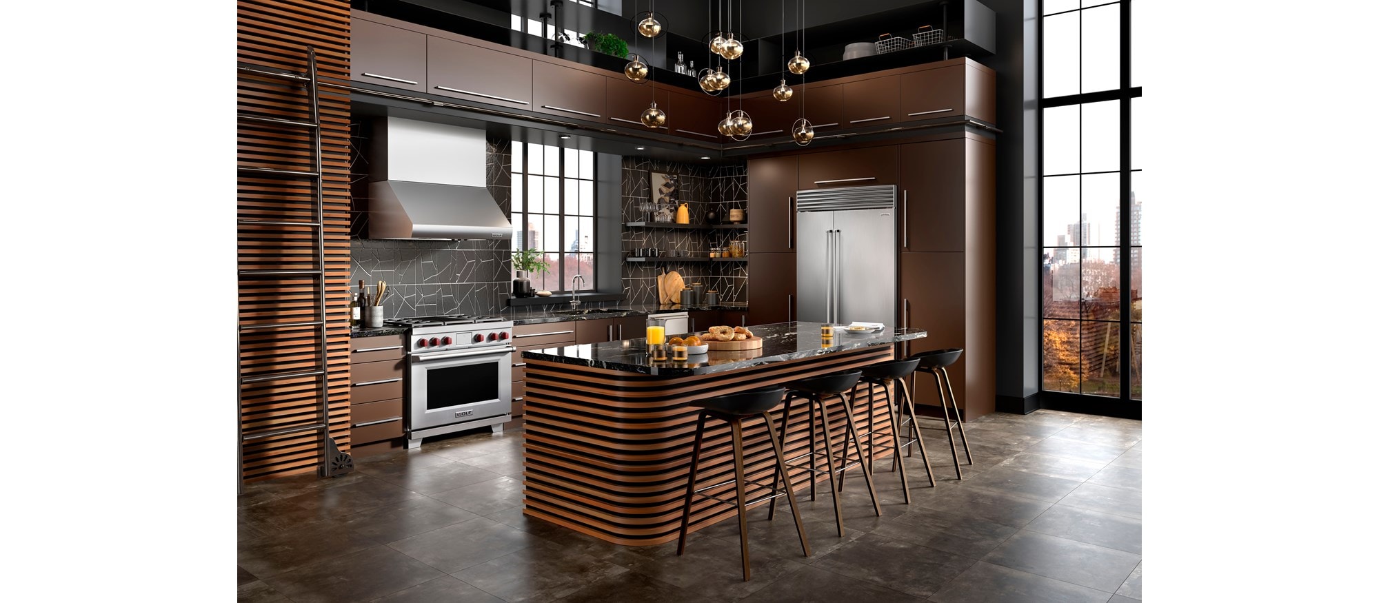 Réfrigérateur-congélateur côte-à-côte Classic 42 po avec distributeur interne (CL4250SID/S)