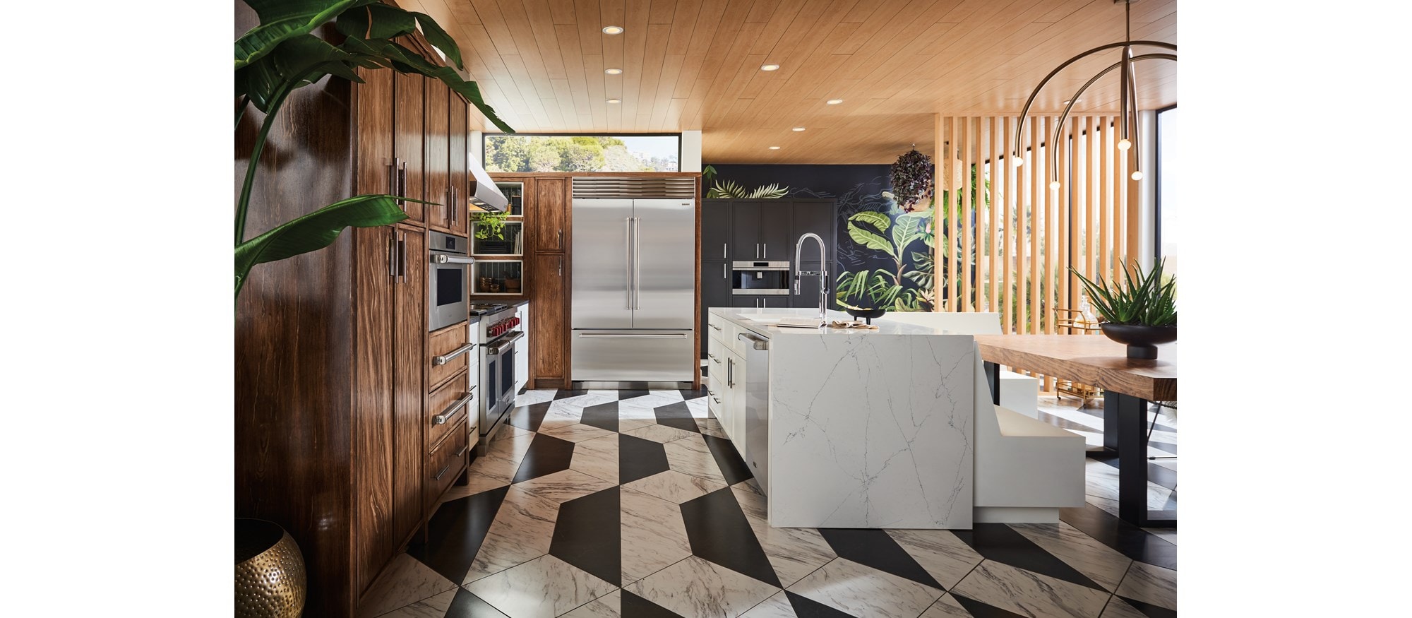 Réfrigérateur-congélateur à portes à deux battants Sub-Zero 48 po Classic avec distributeur interne (CL4850UFDID/S)