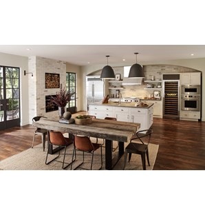 Réfrigérateur-congélateur Sub-Zero PRO 48 po Machine à glaçons (648PRO) et Cellier à vin en colonne Sub-Zero Classic 30 po (BW-30/S) 