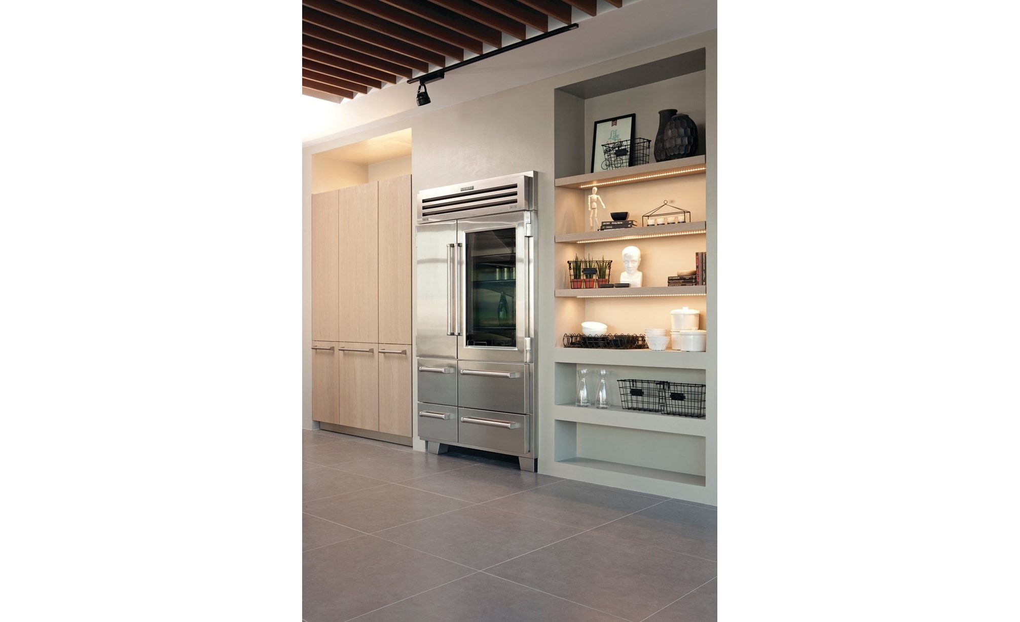 Réfrigérateur-congélateur Sub-Zero PRO à porte vitrée 48 po (648PROG)