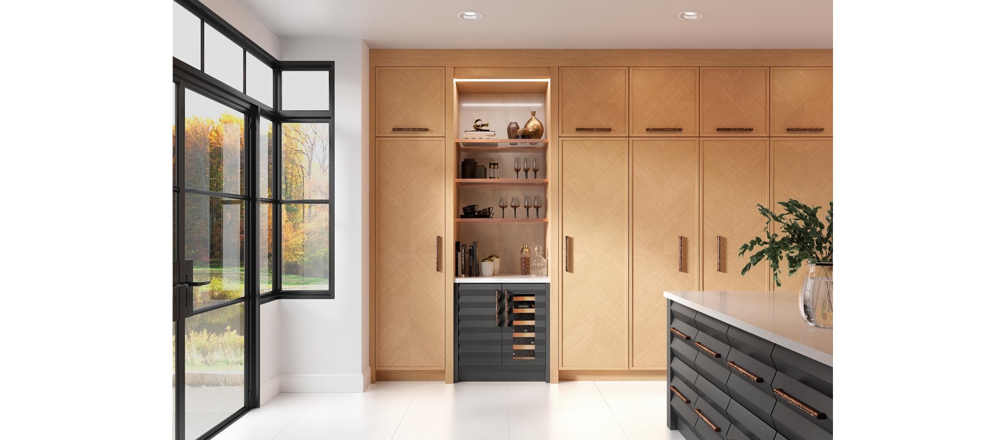 Sub-Zero 15" Designer Undercounter Beverage Center with Solid Door - Panel Ready