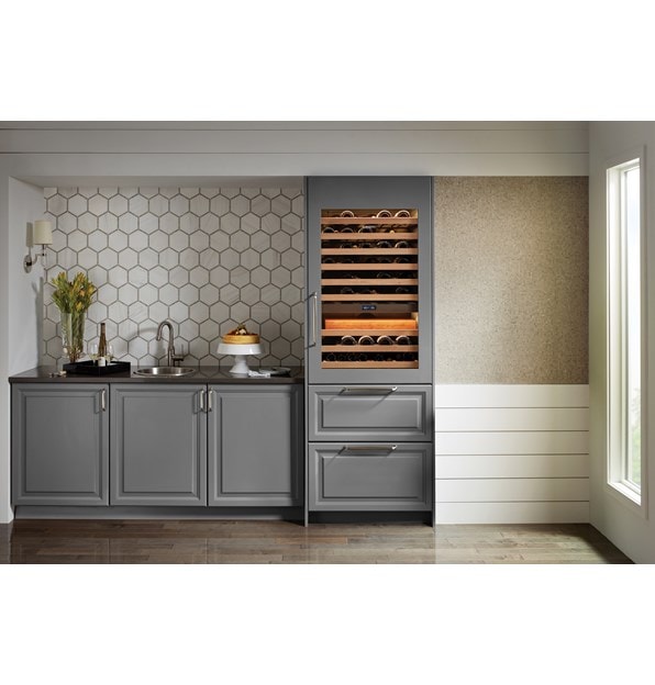 Sub-Zero 30" Designer Wine Storage with Refrigerator/Freezer Drawers - Panel Ready (IW-30CI) - Formerly Integrated