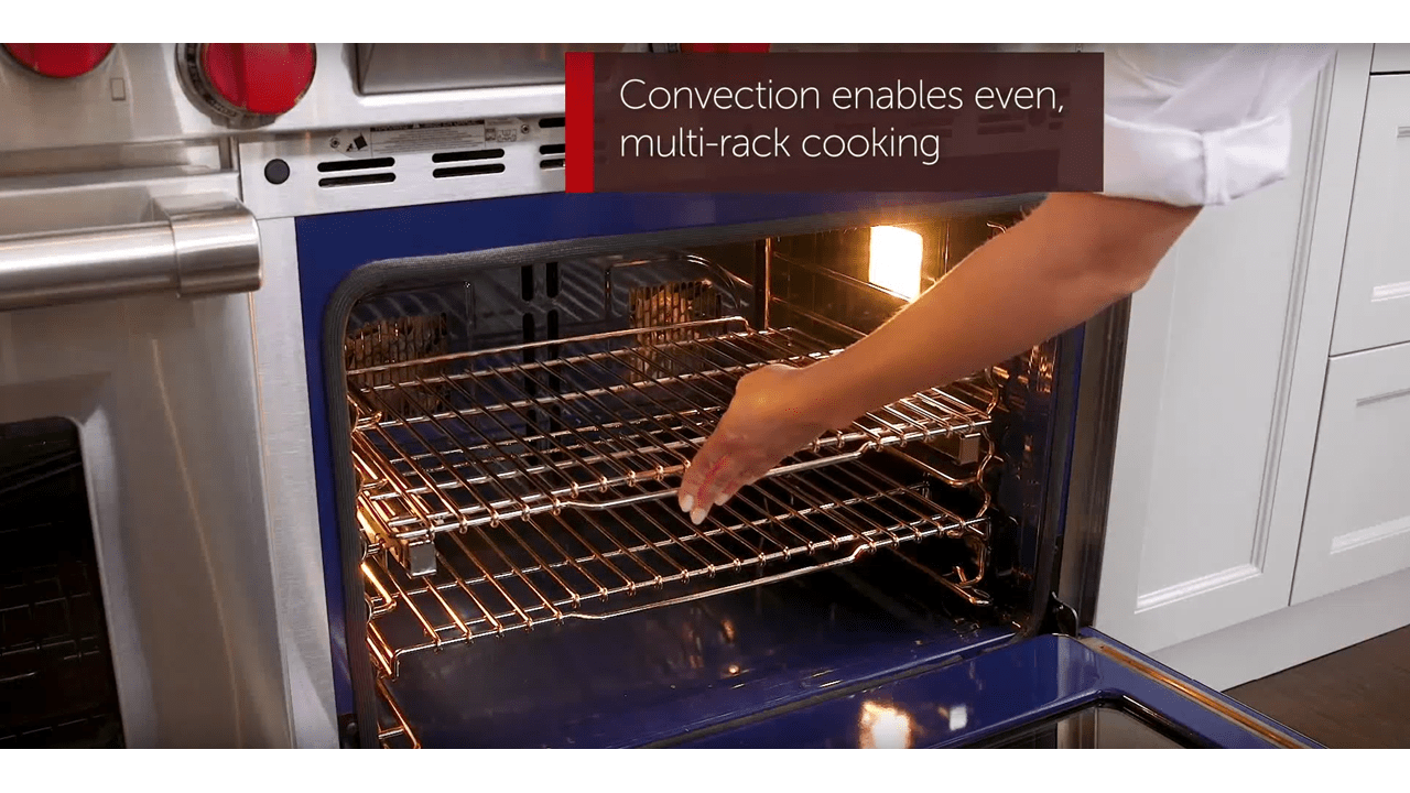 Cuisinière mixte Wolf - Mode Convection