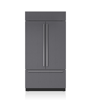 Sub-Zero Réfrigérateur/congélateur Classique avec porte à deux battants de 42 po avec distributeur interne - prêt pour des panneaux BI-42UFDID/O