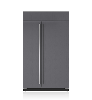 Sub-Zero Réfrigérateur/congélateur Classique côte à côte de 48 po - prêt pour des panneaux BI-48S/O