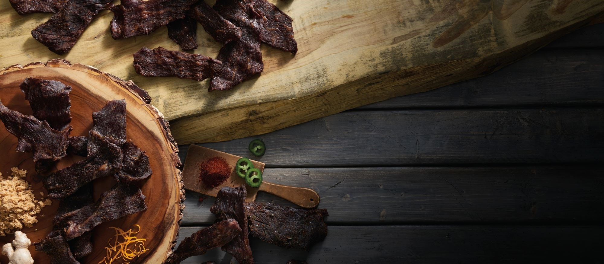 Variantes de viande de bœuf séchée
