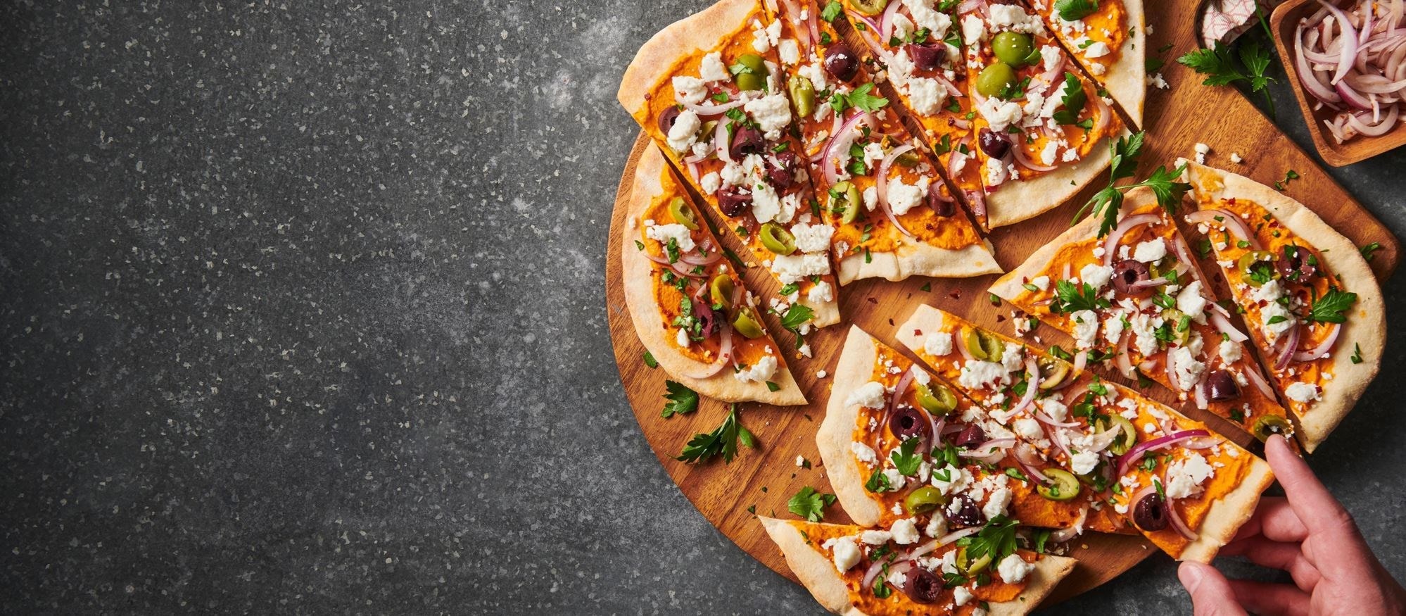 Pâte à pizza pain plat