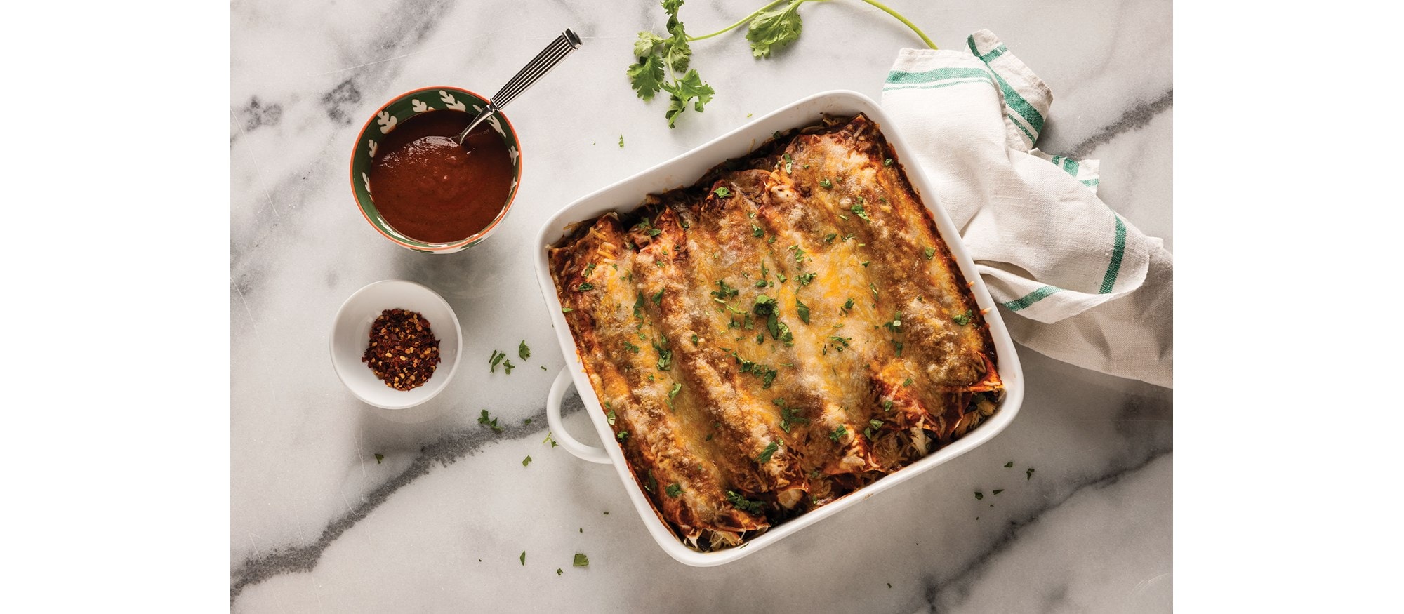 Enchiladas au poulet