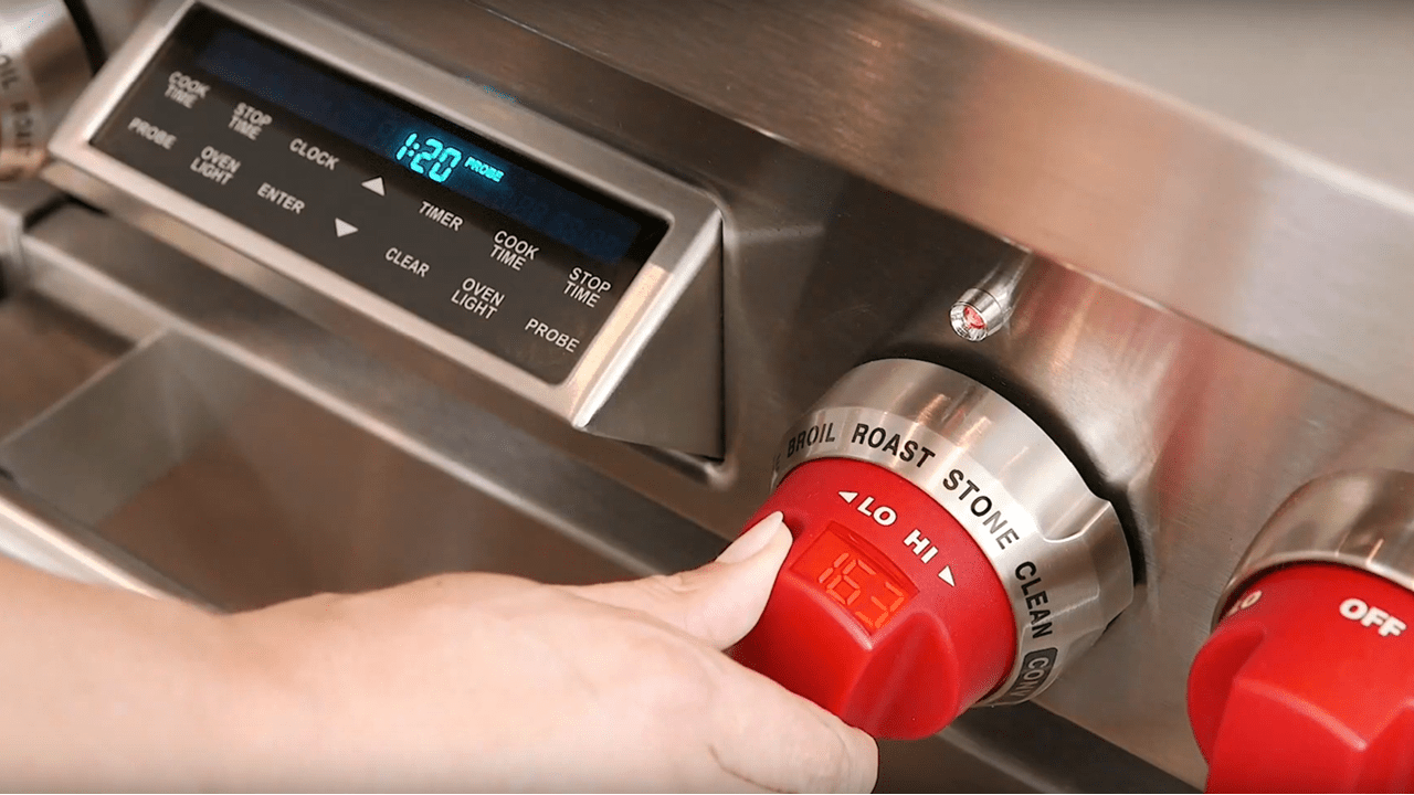 Cuisinière mixte Wolf - Mode Rôtissage