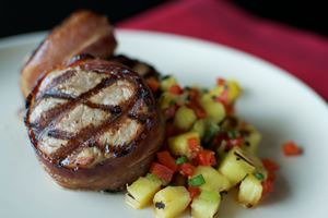 Bacon Wrapped Pork Tenderloin