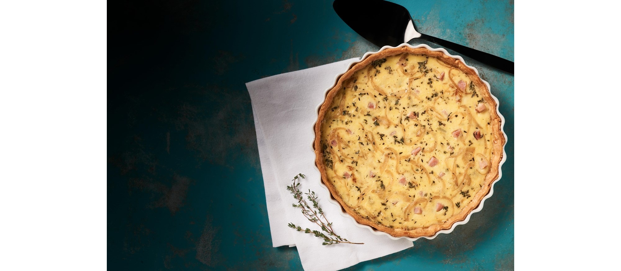 Recette de quiche lorraine avec le four Wolf de la série E 