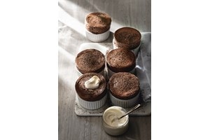 Recette soufflé au chocolat au four à convection-vapeur