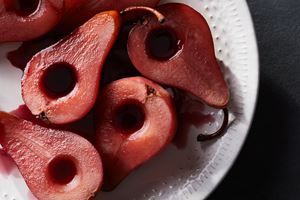 Pears in Red Wine