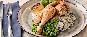 Chef Molly’s Roast Chicken with Herbed Rice 