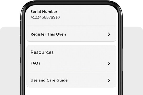 The Sub-Zero, Wolf and Cove Owners App provides easy to use resources including quick answers, use and care guides and helpful information specific to your model.