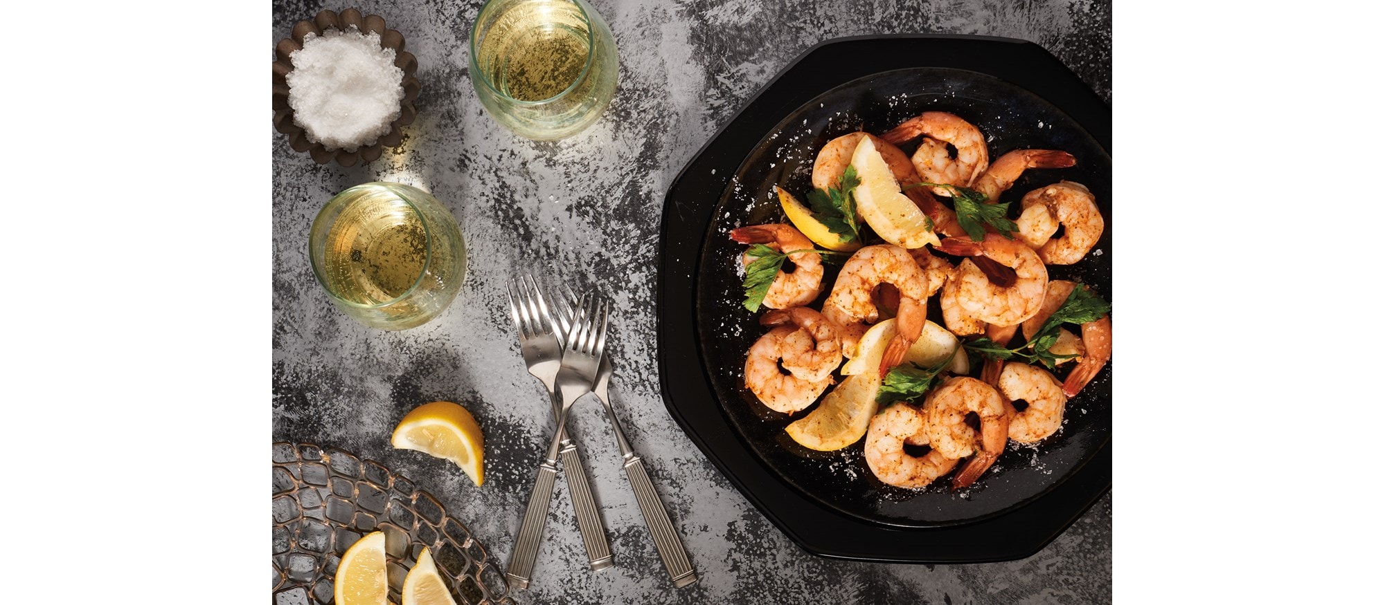 Crevettes à la vapeur