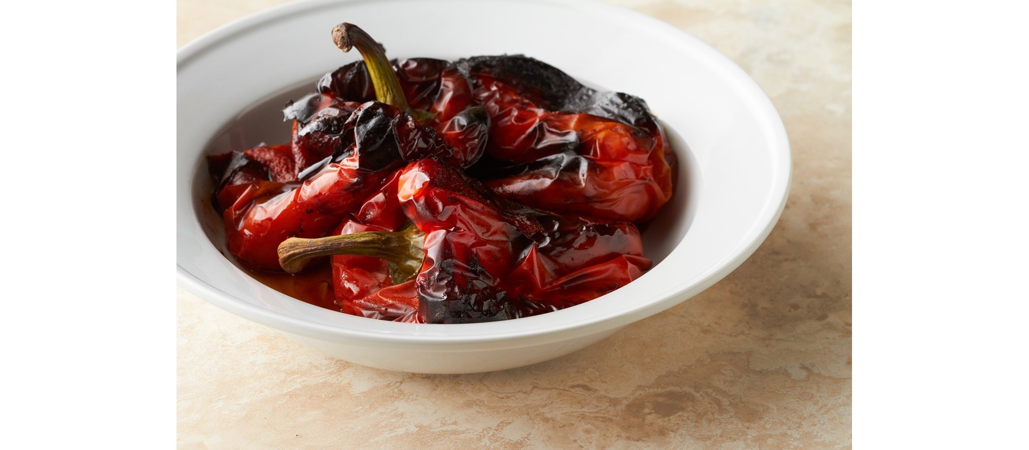 Poivrons rouges rôtis