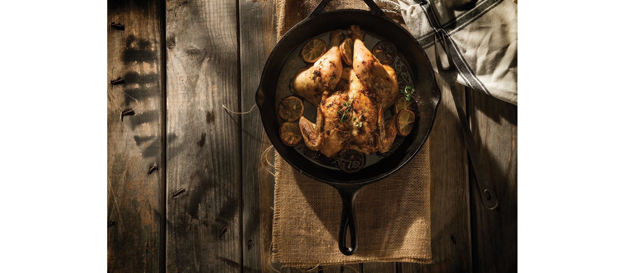 Recette de poulet en crapaudine facile et délicieuse en utilisant le mode Gourmet de votre four Wolf