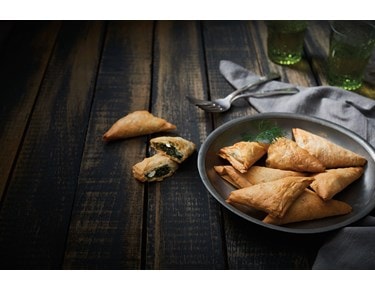 Feuilletés spanakopitas