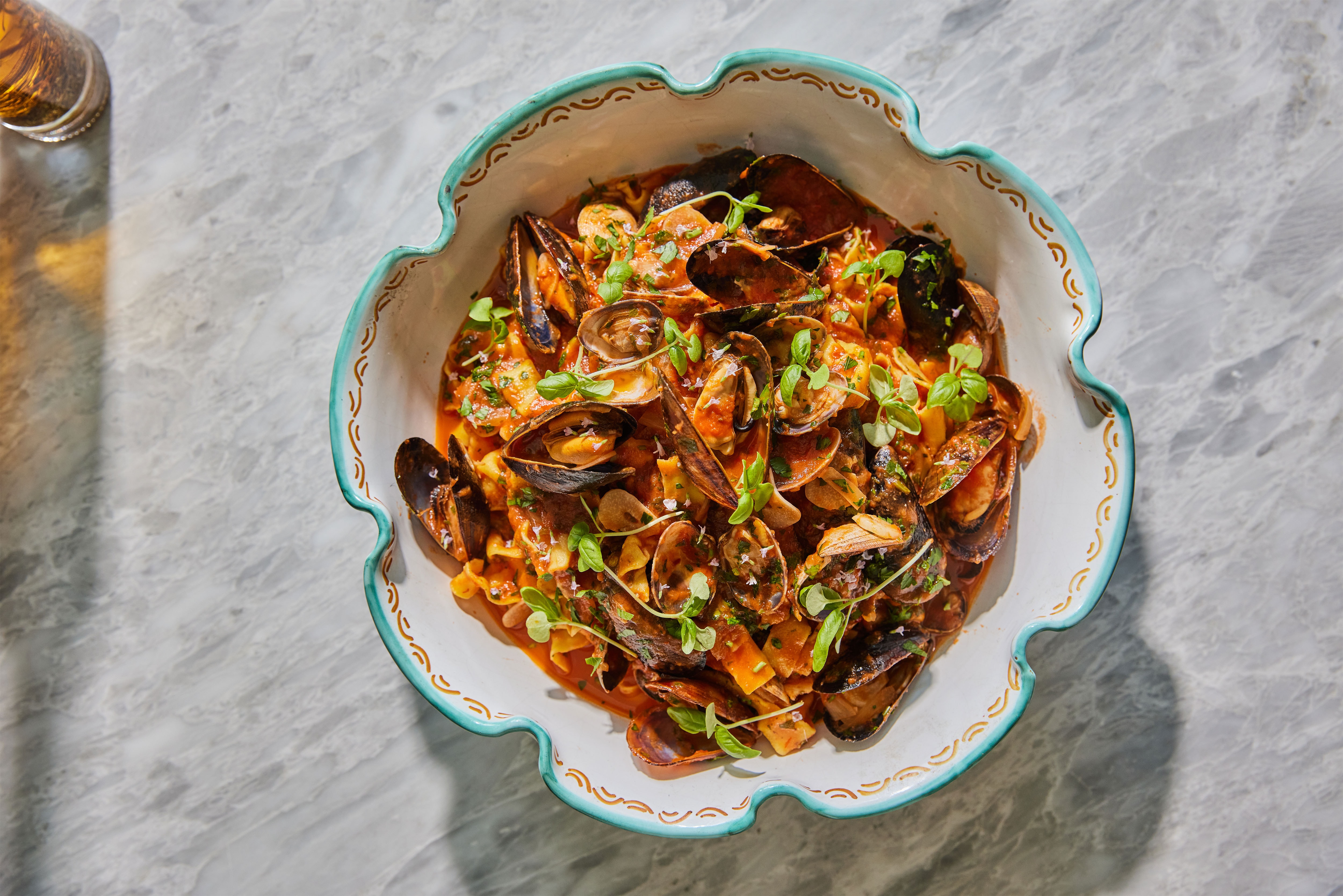 Mussels and Clams Fra Diavolo