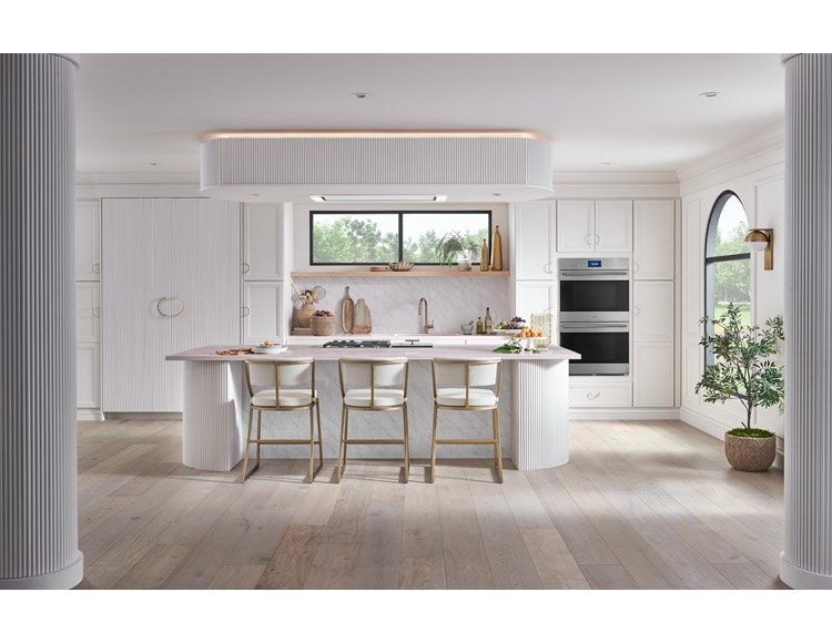 Four double encastré Wolf 30 po série E de style transitionnel (DO30TE/S/TH)