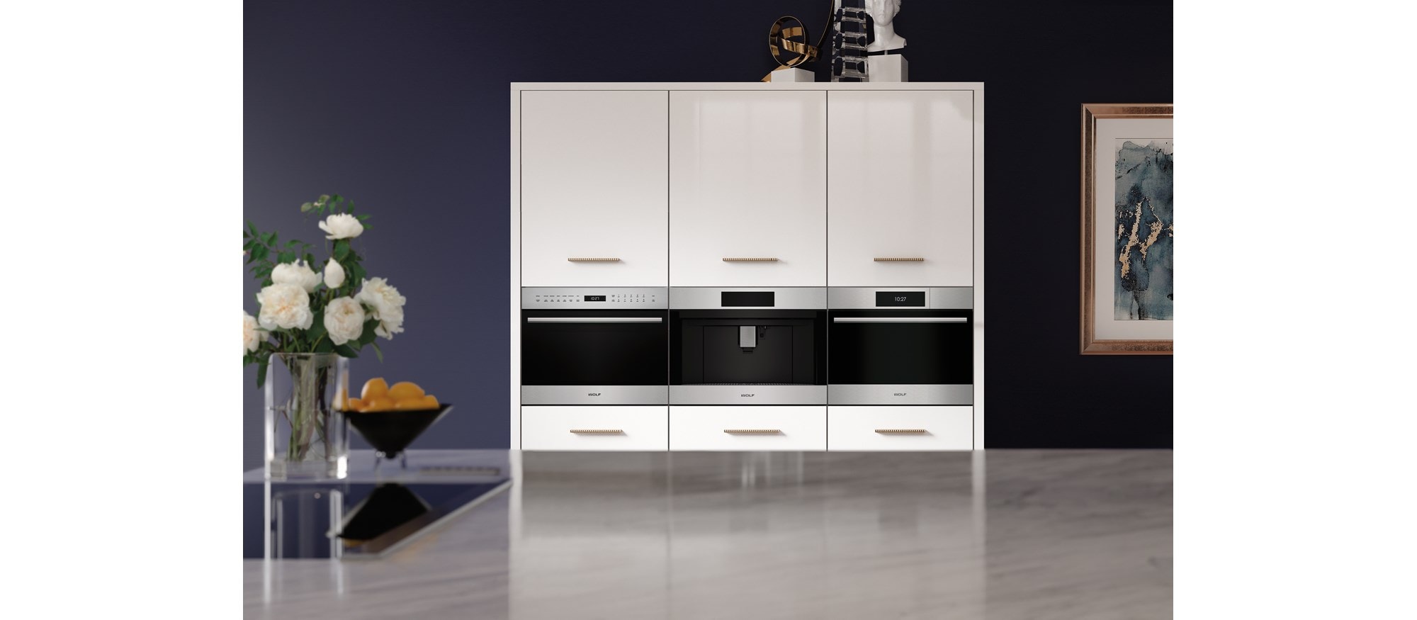 Four à convection-vapeur Wolf 24 po série E de style transitionnel (CSO2450TE/S/T)