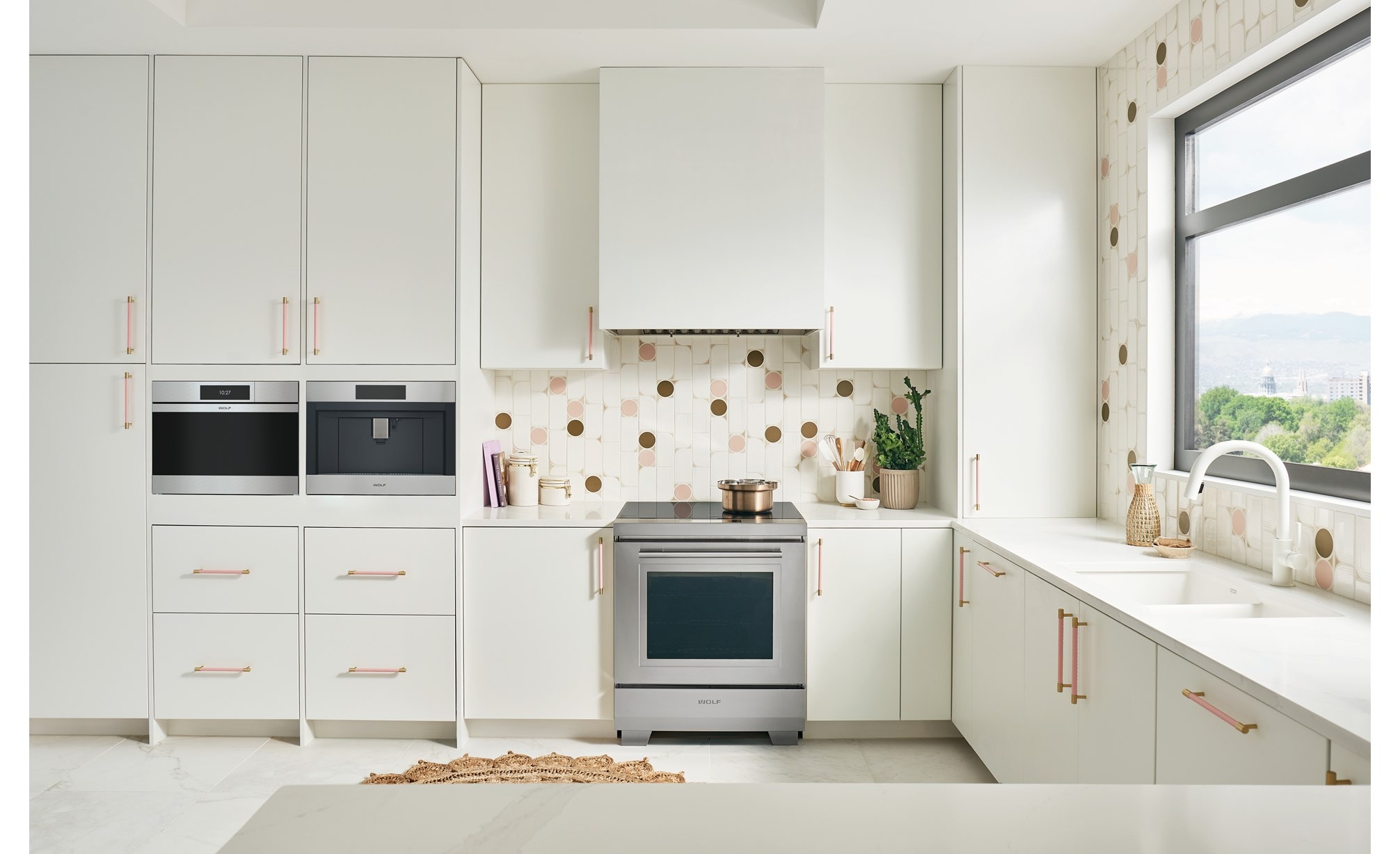 Four à vapeur Wolf Série M 24 po de style contemporain en acier inoxydable avec arrivée d'eau (CSOP2450CM/S)