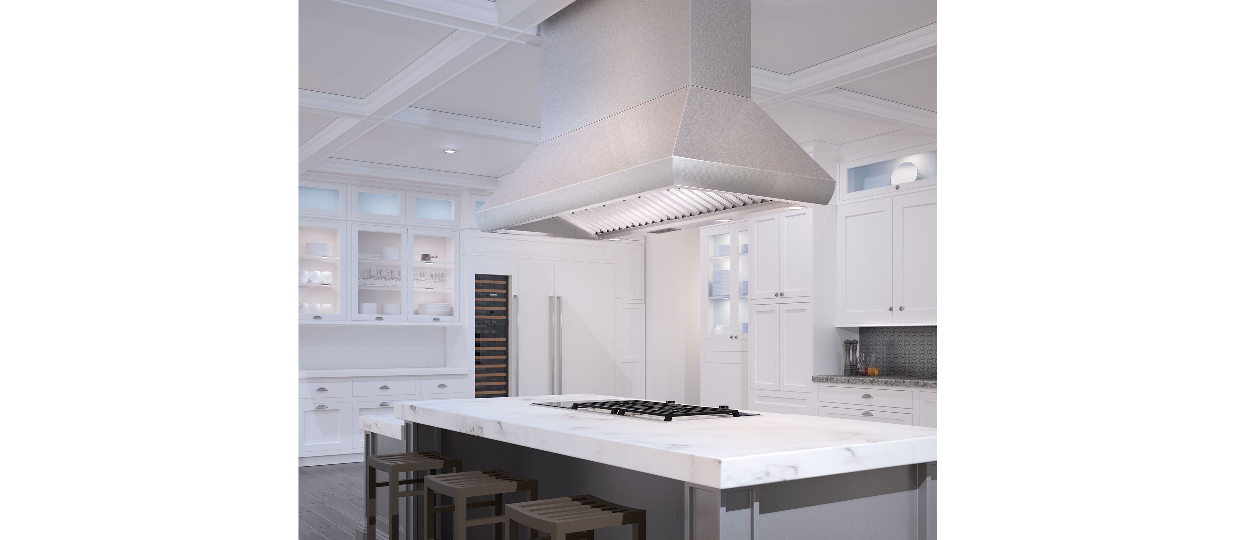 Hotte pour îlot Wolf 66 po Pro (PI663418)