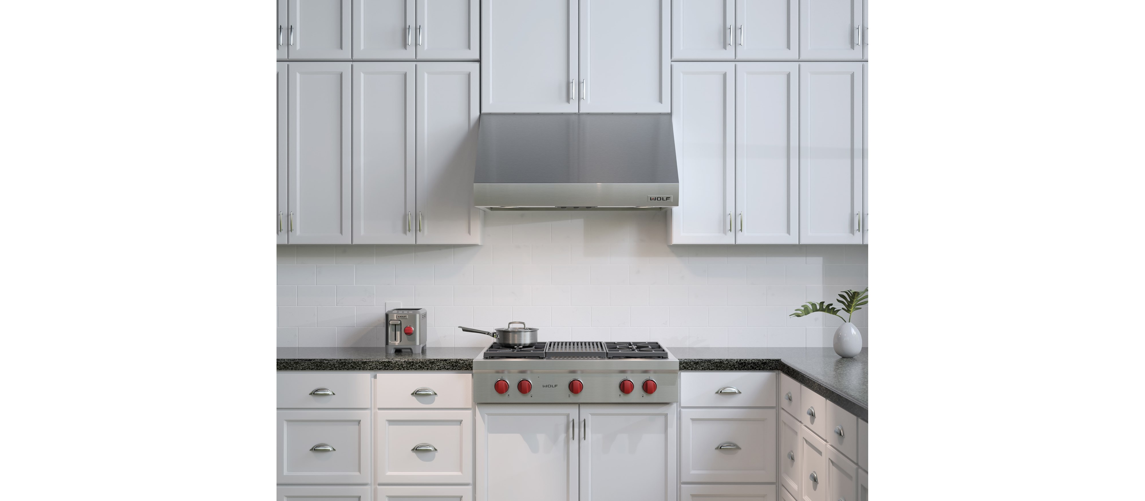 Hotte murale Wolf 36 po Pro - profondeur 27 po (PW362718)