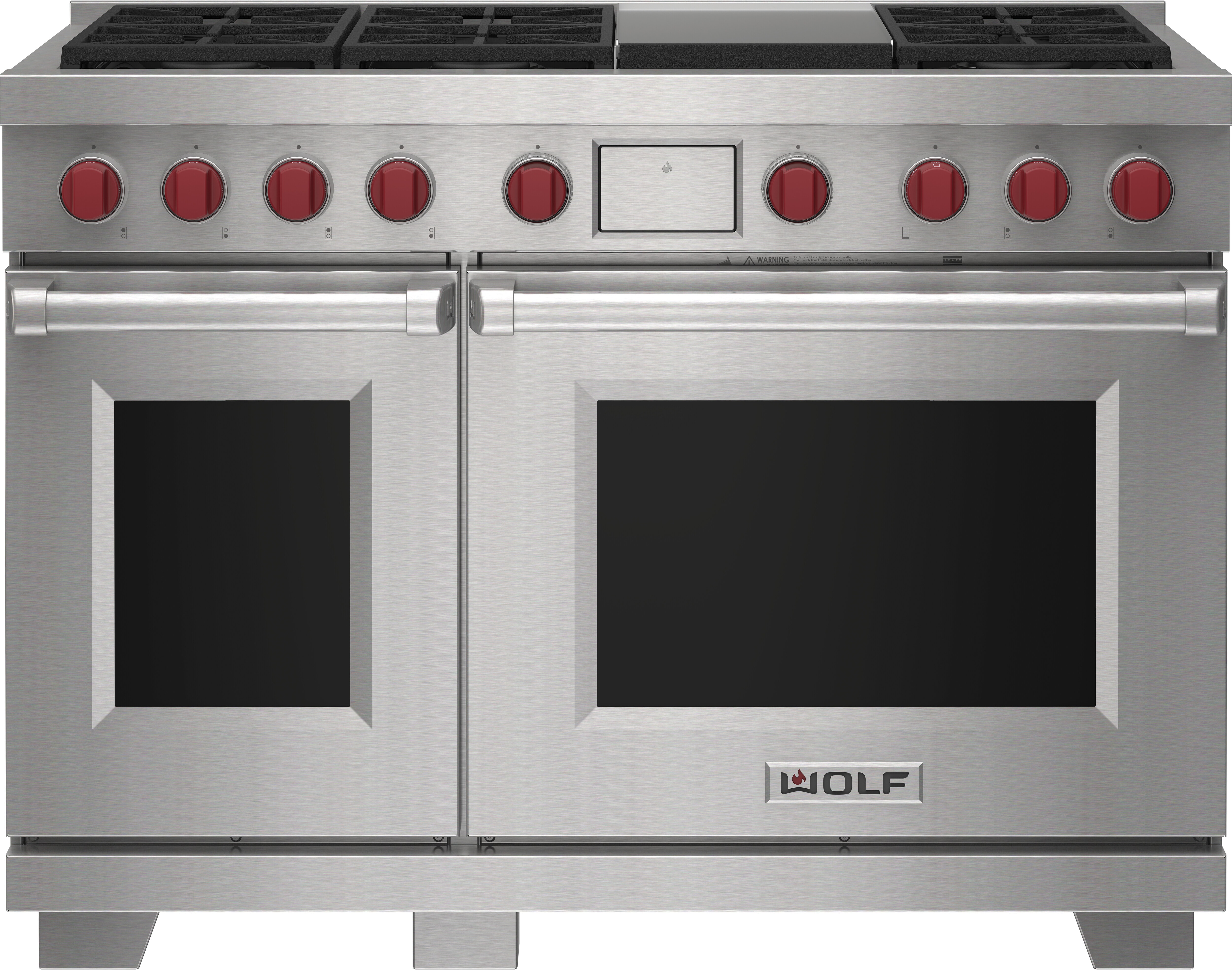  48-inch Dual Fuel with griddle