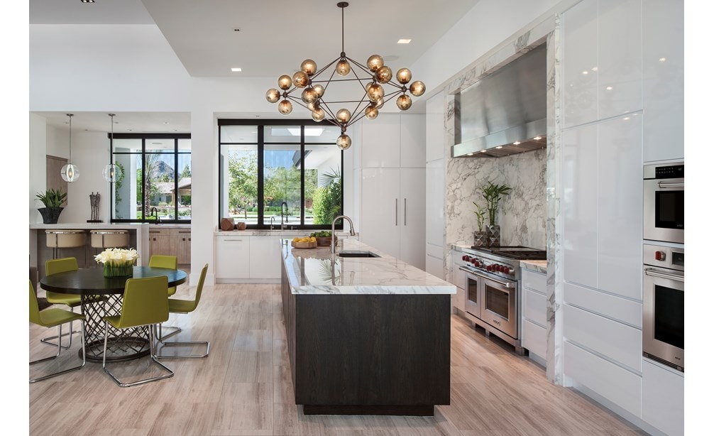 The Wolf 48" Dual Fuel Range 6 Burner Infrared Griddle (DF486G) with 30" M Series Professional Convection Steam Oven (CSO30PM/S/PH)