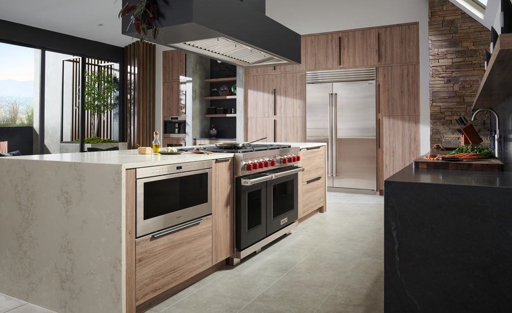 DF Black Door_Red Knob_Stainless Bezel