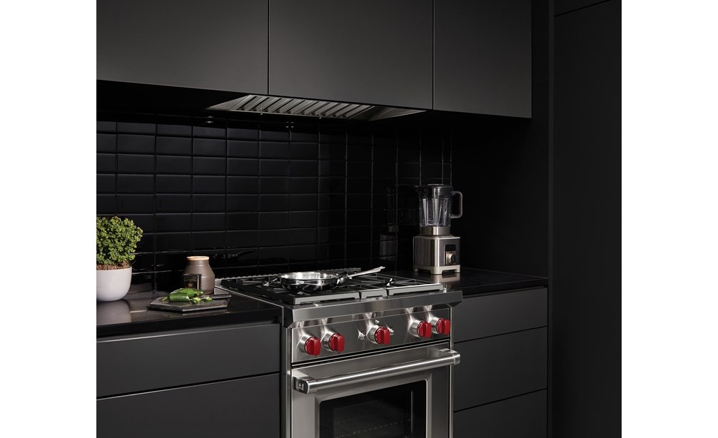 Wolf 30" Gas Range (GR304) Rangetop and 24" E Series Transitional Convection Steam Oven (CSO24TE/S/TH)