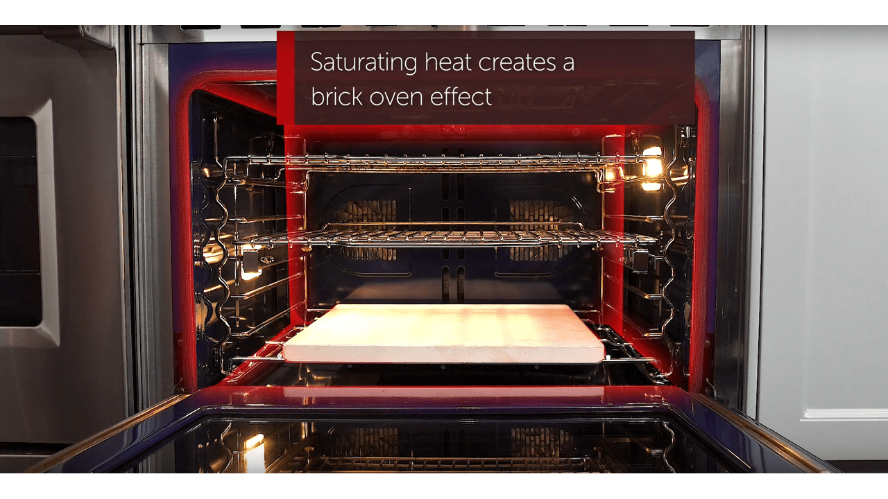 Wolf Dual Fuel Range - Bake Stone Mode